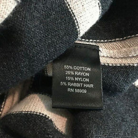 Daniel Cremieux, 3/4 sleeve Color-block Geometric Cotton Blend Dress Small - Picture 4 of 5